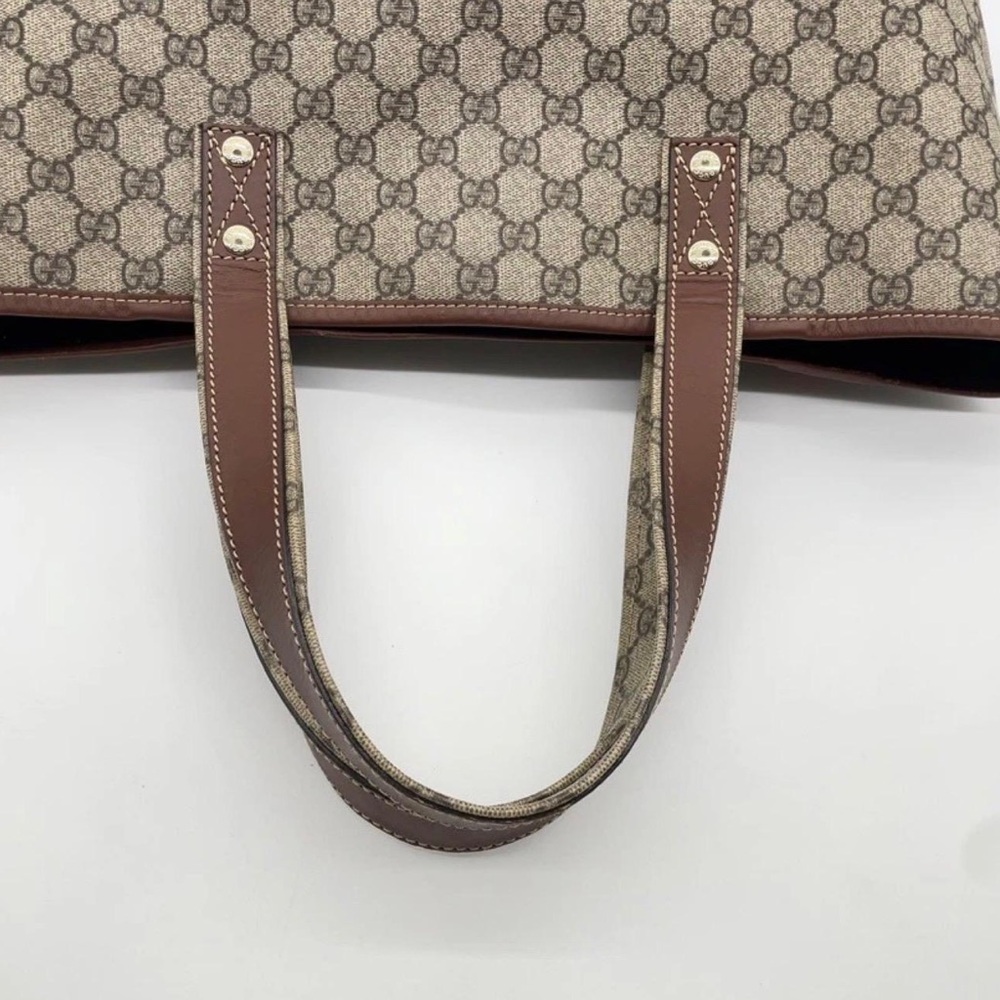 Gucci Beige and Brown Signature Tote - Picture 16 of 16